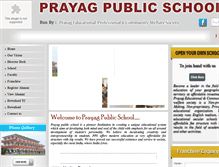 Tablet Screenshot of prayagpublicschool.org